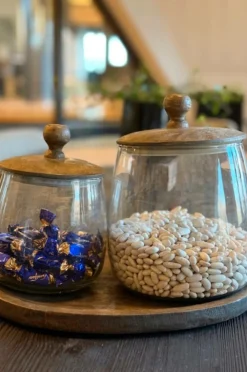 Zelected by Houze Køkkenopbevaring-Krukke Zulu Grand Brown