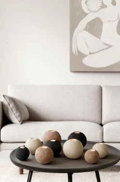 Zelected by Houze Lysestager & Lanterner-Lysholder Moonsand 3-pak