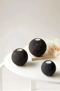 Zelected by Houze Lysestager & Lanterner-Lysholder Moonsand 3-pak