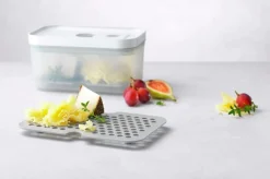 ZWILLING Køkkenopbevaring-Drypbakker Fresh & Save til plastbeholder M/L 2-pak