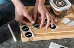 ZWILLING Køkkenopbevaring-NFC-etiketter og kritpenna till Fresh & Save set i 11 delar
